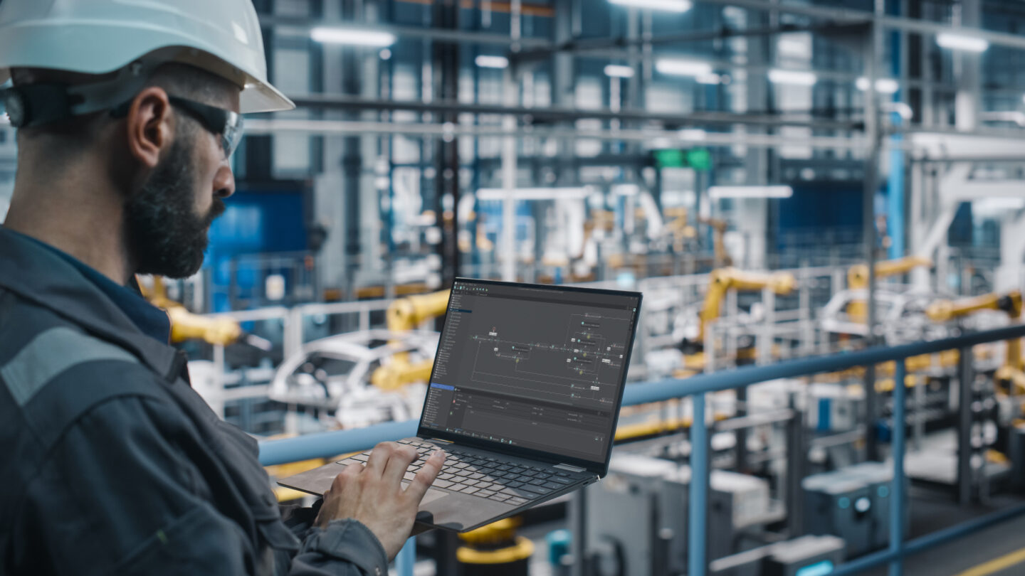 Schéma du calcul OEE avec disponibilité performance et qualité