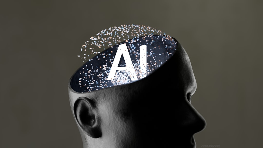 Agents IA autonomes interagissant dans un environnement bancaire digital futuriste