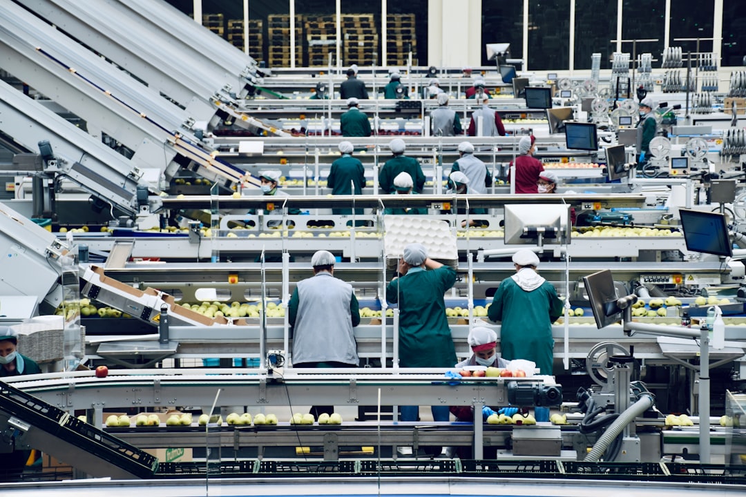 Industry 4.0 smart factory with advanced automation and IoT in manufacturing