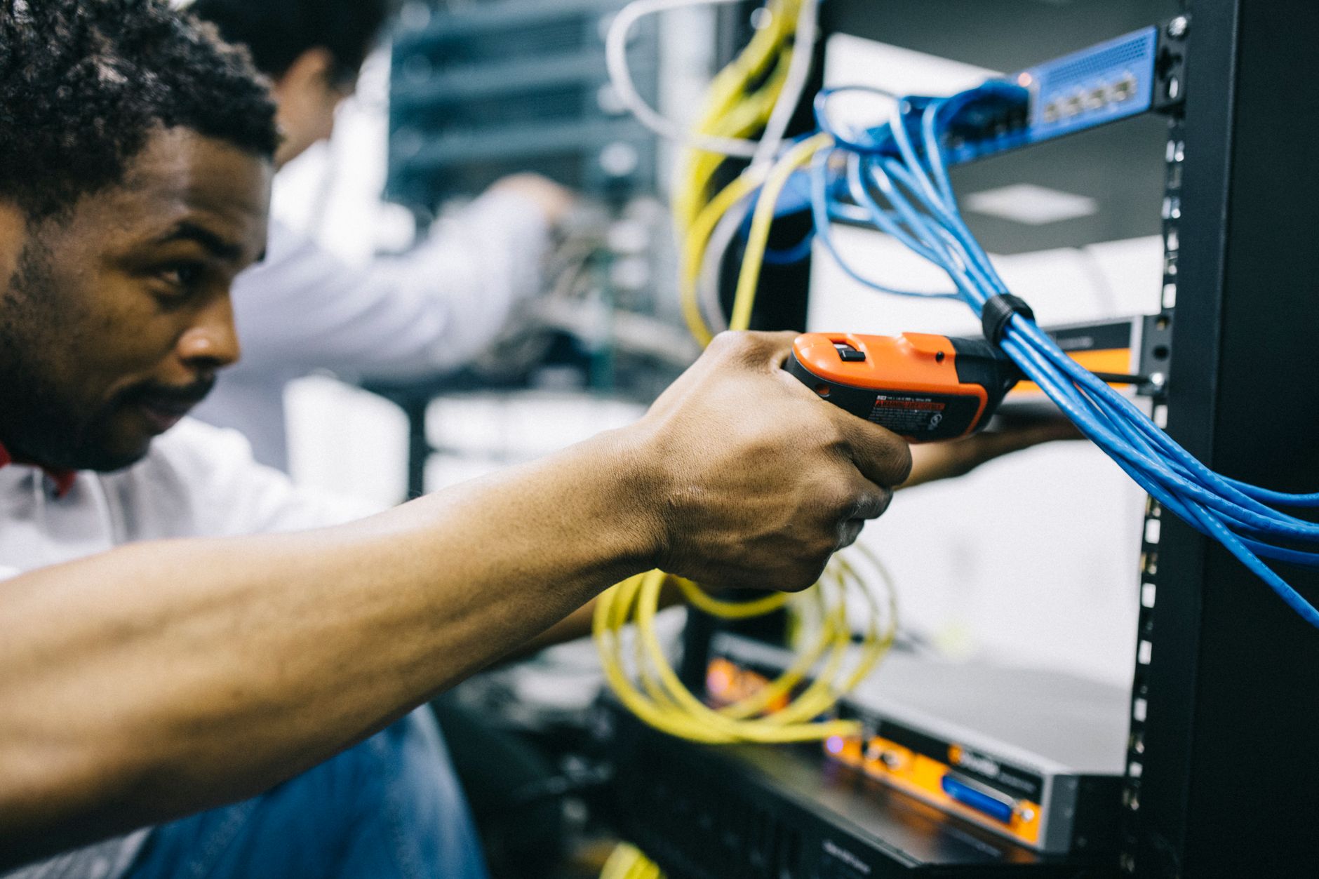 AI algorithms analyzing sensor data for predictive maintenance in supply chain
