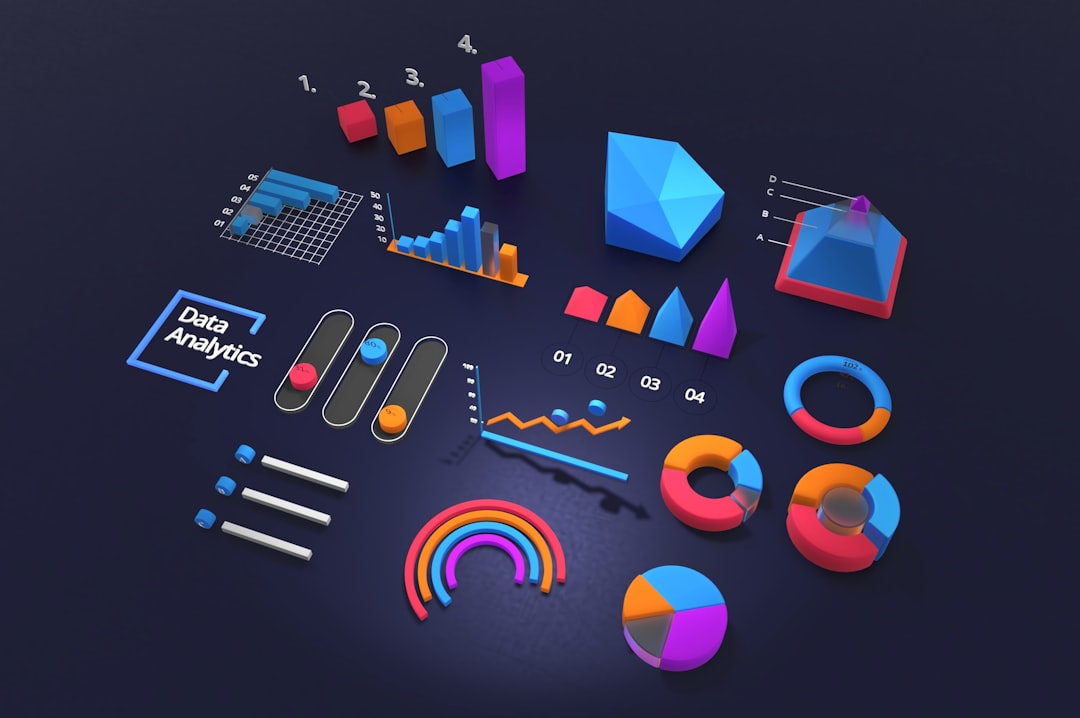 Business professionals reviewing AI-generated graphs on a dashboard