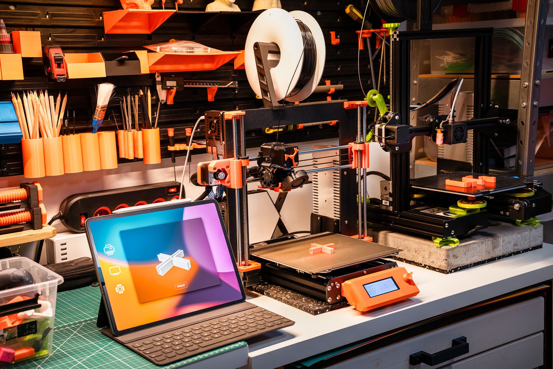 Futuristic smart factory with generative AI and digital twin hologram for autonomous production optimization
