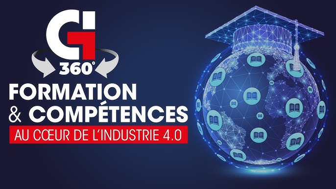 Ingénieurs en formation pratique Industrie 4.0 avec capteurs IoT et écrans de monitoring