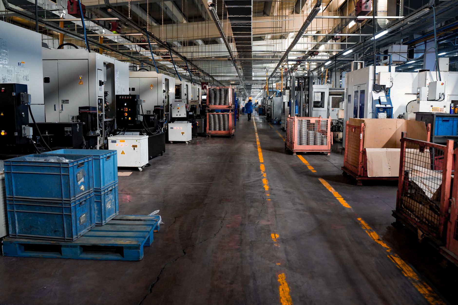 Tableau de bord TRS temps réel affiché dans atelier PME industrielle française