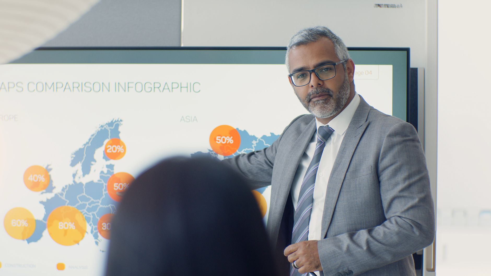 Interface Microsoft Copilot PowerPoint création présentation IA automatique