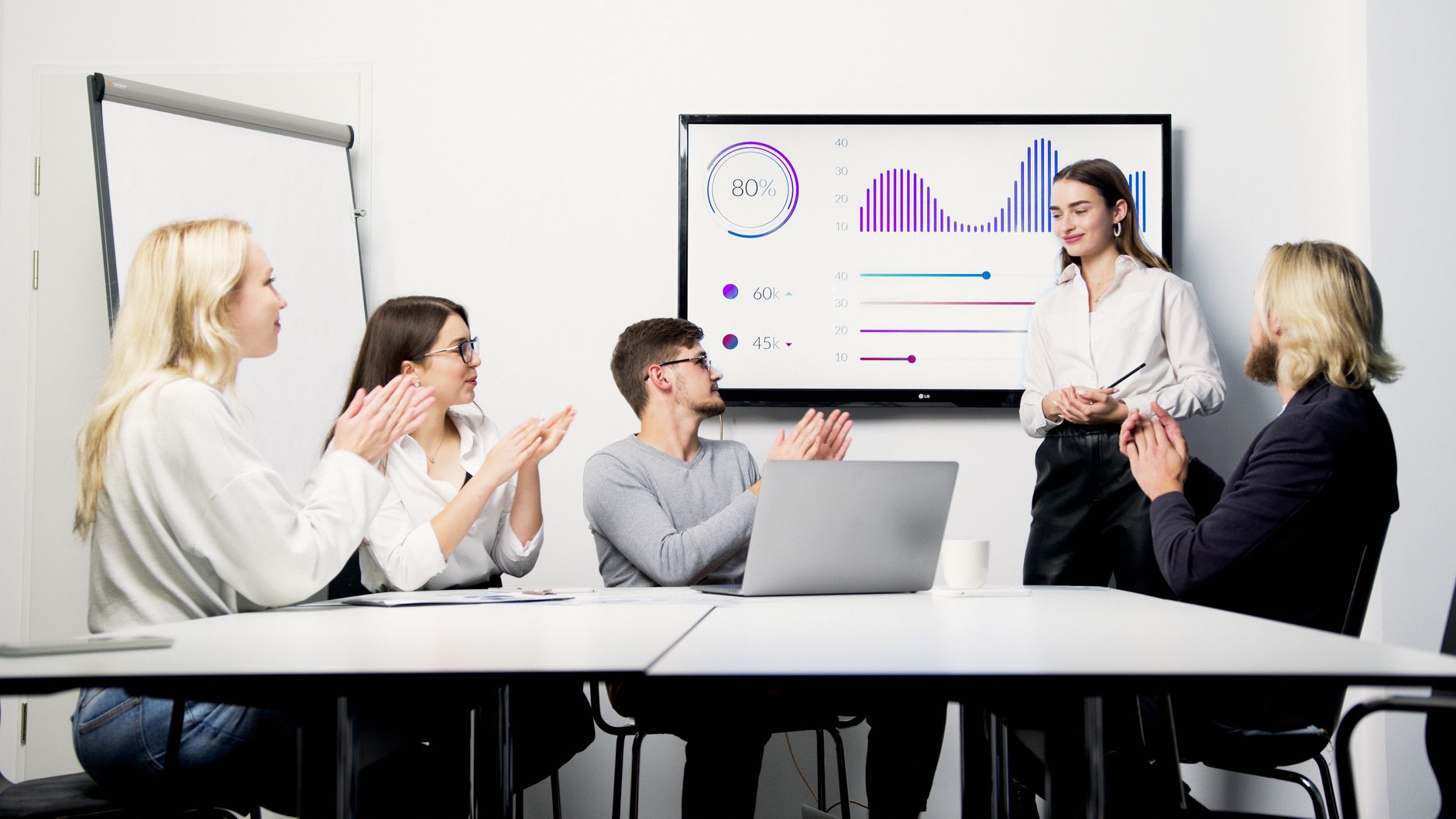 Interface Loom avec outils IA pour présentation impactante