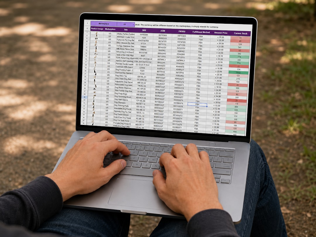 Solopreneur using AI Excel to forecast business growth